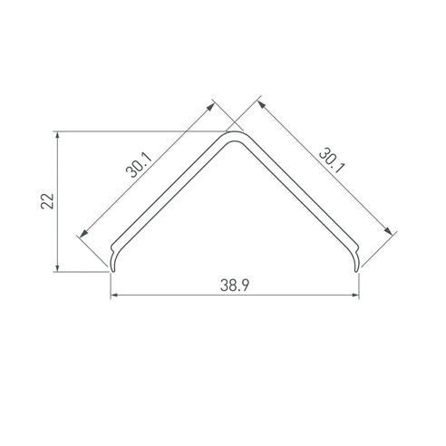 Экран матовый KLUS-P45-2000 Square OPAL (Arlight, Пластик)