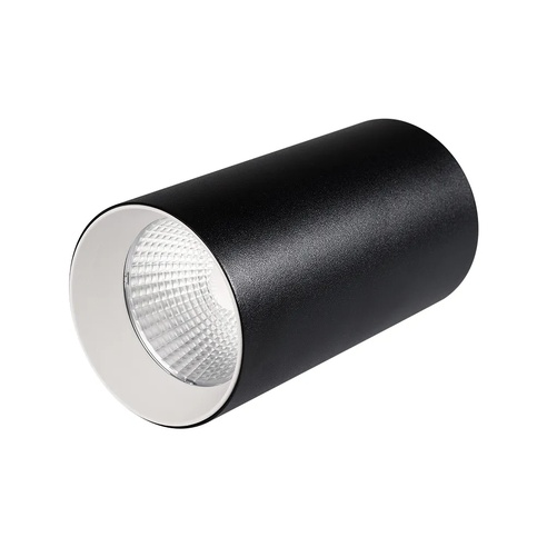 Светильник накладной SP-POLO-R85-1-15W Day White 40deg (Black, White Ring) (Arlight, IP20 Металл, 3 года)