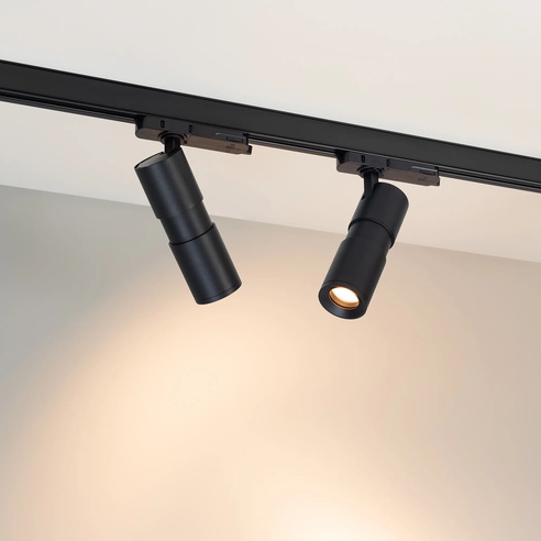 Светильник LGD-ARTEMIS-TRACK-4TR-R55-12W Warm3000 (BK, 8-80 deg, 230V) (Arlight, IP20 Металл, 5 лет)
