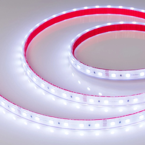 Лента светодиодная RTW 2-5000PS-50m 24V RGB 2x (5060, 60 LED/m, LUX) (Arlight, 14.4 Вт/м, IP67)