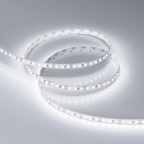Лента светодиодная RT-A120-8mm 12V White6000 (14.4 W/m, IP20, 2835, 5m) (Arlight, Открытый)