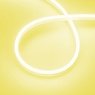 Лента светодиодная герметичная AURORA-PS-A120-12x6mm 24V Yellow (10 W/m, IP65, 2835, 5m) (Arlight, Силикон)