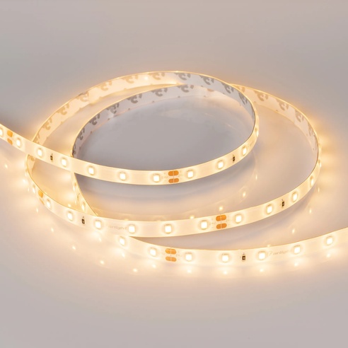 Лента светодиодная герметичная RTW-SE-A60-8mm 24V Warm3000 (7.2 W/m, IP65, 2835, 5m) (Arlight, -)