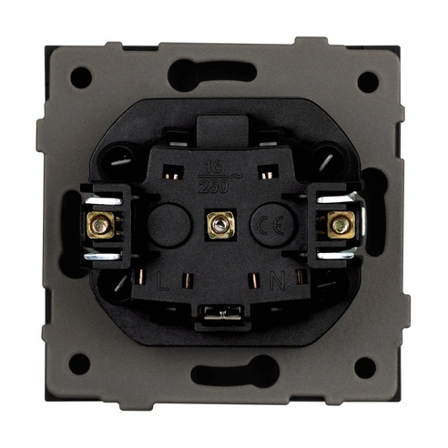 Механизм электрической розетки SCT-TENDO-MEU1-SFPL-GR (230V, 16A) (Arlight, -)