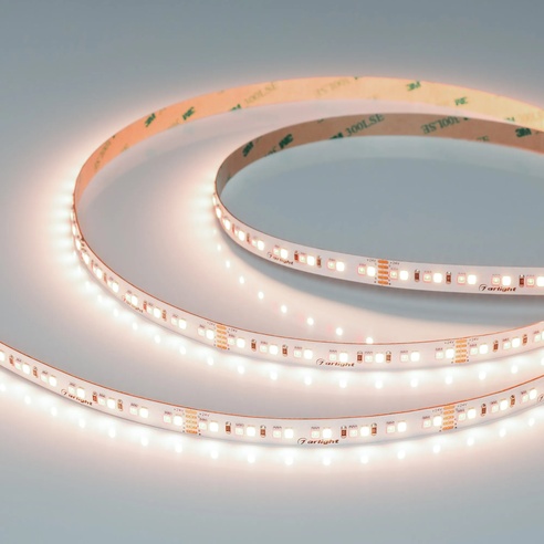 Лента RT-A168-10mm 24V RGBW-White (20 W/m, IP20, 5m) (Arlight, высок.эфф.150 лм/Вт)