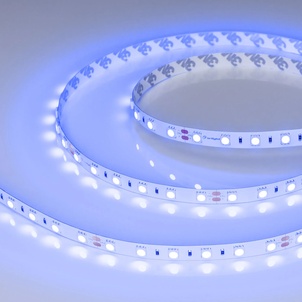 Лента светодиодная RT-B60-10mm 24V Blue (14.4 W/m, IP20, 5m) (Arlight, Открытый)