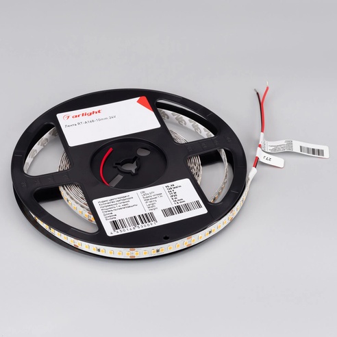Лента светодиодная RT-A168-10mm 24V Day4000 CRI98 (17 W/m, IP20, 2835, 5m) (Arlight, Открытый)