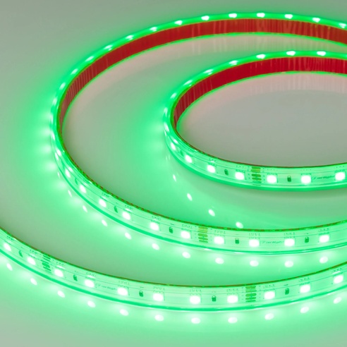 Лента светодиодная герметичная RTW-PS-B60-12mm 24V RGB (14.4 W/m, IP67, 5060, 50m) (Arlight, 14.4 Вт/м, IP67)
