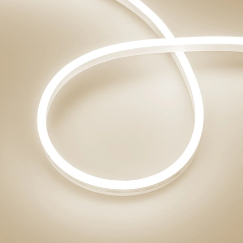 Лента светодиодная герметичная AURORA-PS-A120-12x6mm 24V Day4000 (10 W/m, IP65, 2835, 5m) (Arlight, Силикон)