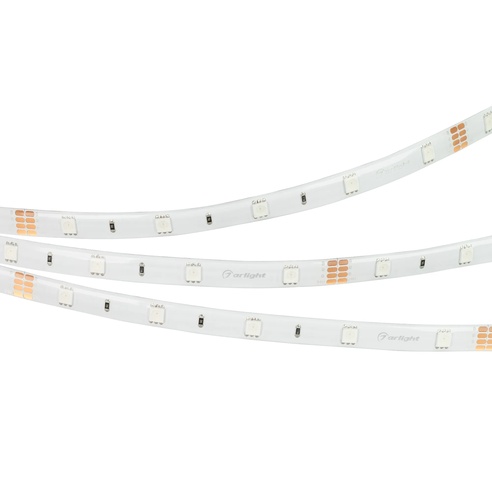 Лента светодиодная герметичная RTW-SE-B30-10mm 24V RGB (7.2 W/m, IP65, 5060, 5m) (Arlight, 7.2 Вт/м, IP65)