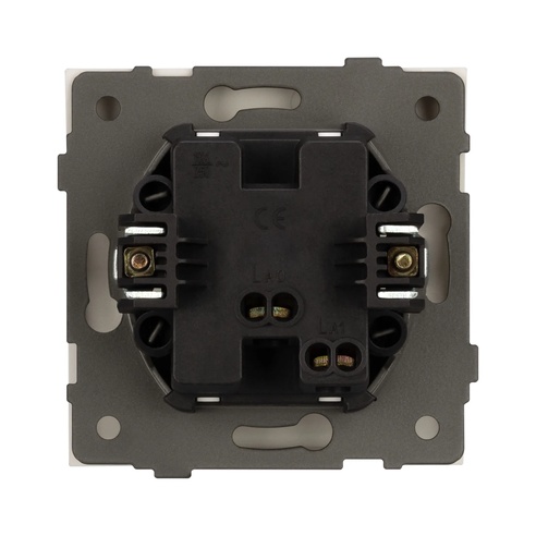 Механизм выключателя одноклавишный непроходной SWT-TENDO-MK01-PL-GD (230V, 10A) (Arlight, -)