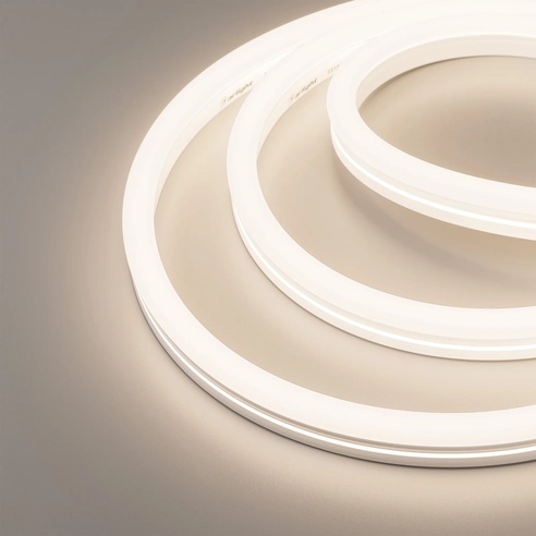 Лента герметичная MOONLIGHT-SIDE-X336-12x24mm 230V Day4000 (11 W/m, IP65, 50m, wire x1) (Arlight, Вывод прямой, 3 года)