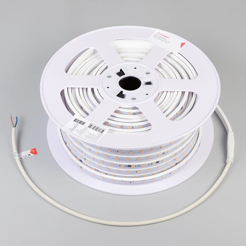 Лента светодиодная герметичная ARL-PV-B54-15.5mm 230V Warm3000 (8 W/m, IP65, 5060, 50m) (Arlight, -)