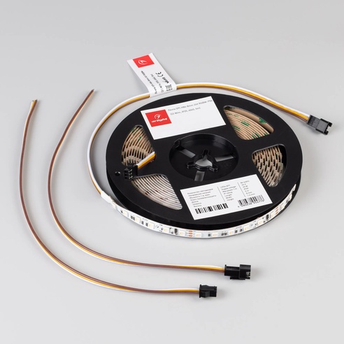 Лента SPI-H84-8mm 24V RGBW-Warm-PX6 (22 W/m, IP20, 4040, 5m) (Arlight, -)