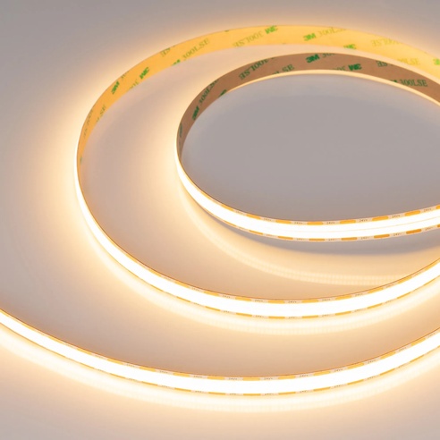 Лента светодиодная COB-X1088-12mm 24V Warm2700 (22 W/m, IP20, 5m) (Arlight, 5 лет)
