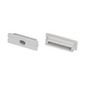 Заглушка LINE-3010 SILVER с отверстием (Arlight, Пластик)
