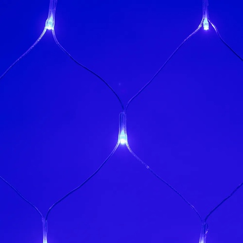 Светодиодная гирлянда ARD-NETLIGHT-HOME-1800x1500-CLEAR-180LED Blue (230V, 15W) (Ardecoled, IP20)