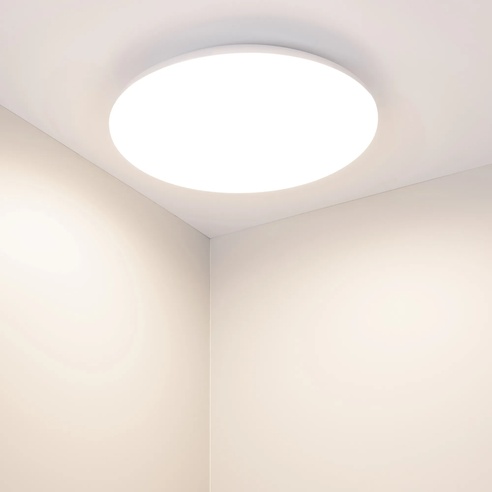 Светильник CL-FRISBEE-MOTION-R380-25W Day4000 (WH, 180 deg, 230V) (Arlight, IP54 Пластик, 3 года)