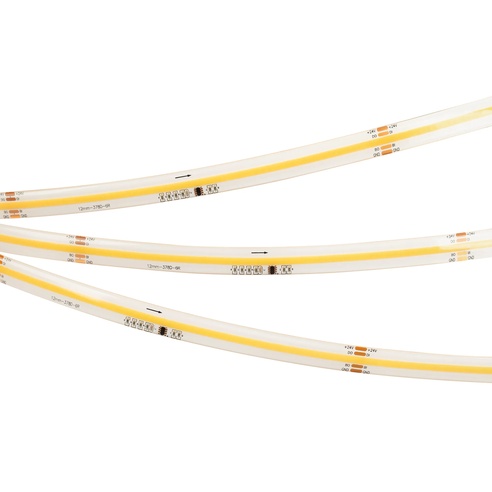 Лента светодиодная герметичная SPI-COB-SE-X378-12mm 24V Warm3000-PX63-BPT (7 W/m, IP65, 5m) (Arlight, бегущий огонь)