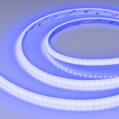 Лента светодиодная герметичная RTW-PSW-A120-10mm 24V Blue (9.6 W/m, IP67, 2835, 5m) (Arlight, 5 лет)