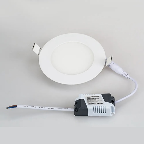 Светильник DL-120M-9W Day White (Arlight, IP40 Металл, 3 года)