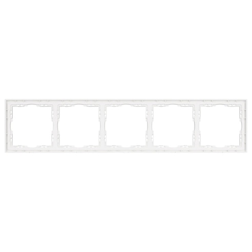 Рамка пластиковая FRM-NOBE-SFPL-5-IS (Arlight, Никель)