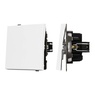 Механизм звонкового выключателя SWT-TENDO-MKR1-PL-WH (230V, 10A) (Arlight, -)