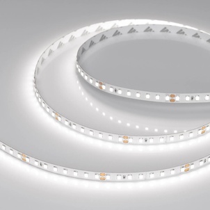 Лента светодиодная RT-A128-8mm 24V White6000 (9.6 W/m, IP20, 2835, 5m) (Arlight, высок.эфф.150 лм/Вт)
