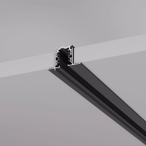 Трек встраиваемый LGD-4TR-TRACK-F-4000-BK-M (D) (Arlight, IP20 Металл, 3 года)