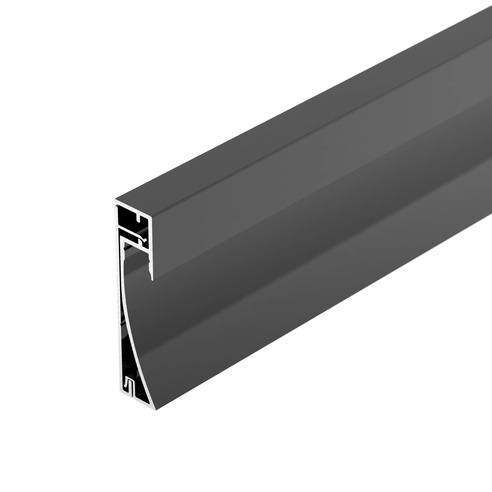 Профиль PLINTUS-H54-2000 BLACK (Arlight, Алюминий)