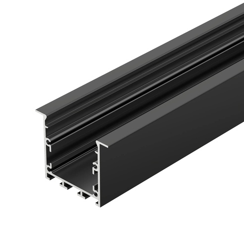 Профиль LINIA49-F-M-2000 BLACK (Arlight, Алюминий)