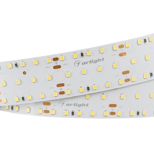 Лента светодиодная S2-2500 24V Warm 2700K 34mm (2835, 280 LED/m, LUX) (Arlight, 25 Вт/м, IP20)