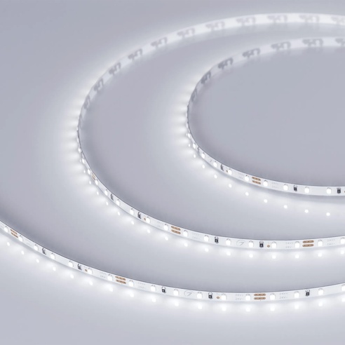 Лента светодиодная MICROLED-M120-4mm 24V White6000 (9.6 W/m, IP20, 2216, 5m) (Arlight, узкая)