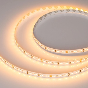 Лента светодиодная RT-A168-10mm 24V Dim-To-Warm (14.4 W/m, IP20, 2835, 5m) (Arlight, Dim-To-Warm)