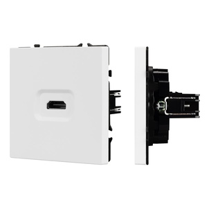 Механизм HDMI розетки SCT-NOBE-MHD1-SFPL-WH (Arlight, Белый кварц)