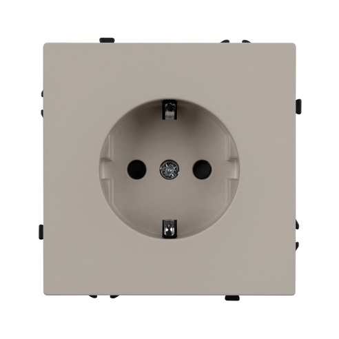 Механизм электрической розетки SCT-NOBE-MEU1-SFPL-CA (230V, 16A) (Arlight, Кашемир)
