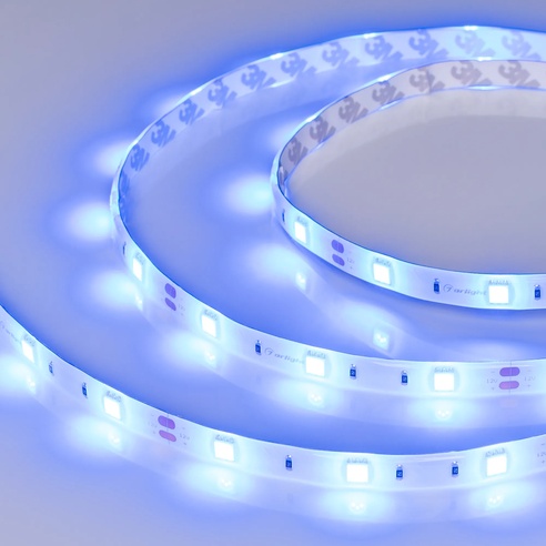 Лента светодиодная RTW 2-5000SE 12V Blue (5060, 150 LED, LUX) (Arlight, 7.2 Вт/м, IP65)