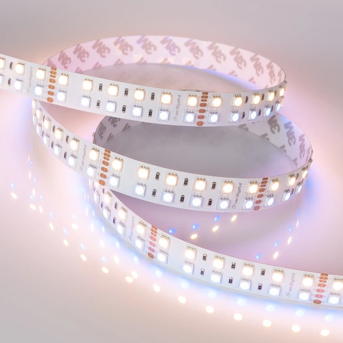 Лента светодиодная RT 2-5000 24V RGB-Warm 2x2 (5060, 720 LED, LUX) (Arlight, 32 Вт/м, IP20)