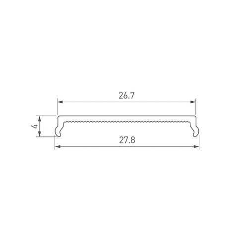 Экран LINE-3020-2000 OPAL (Arlight, Пластик)