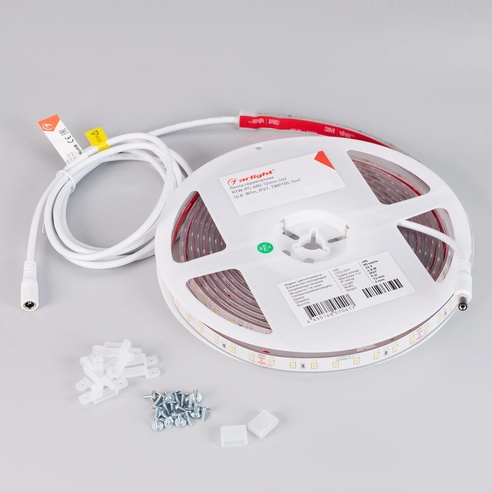 Лента светодиодная герметичная RTW-PS-A80-12mm 24V Warm3500 (4.8 W/m, IP67, TWP100, 5m) (Arlight, -)