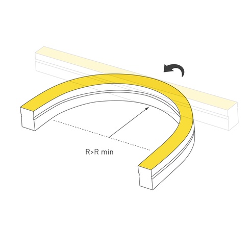 Лента светодиодная герметичная MOONLIGHT-SIDE-B84-12x17mm 24V RGB (12 W/m, IP67, 5m, wire x2) (Arlight, Вывод боковой, 3 года)