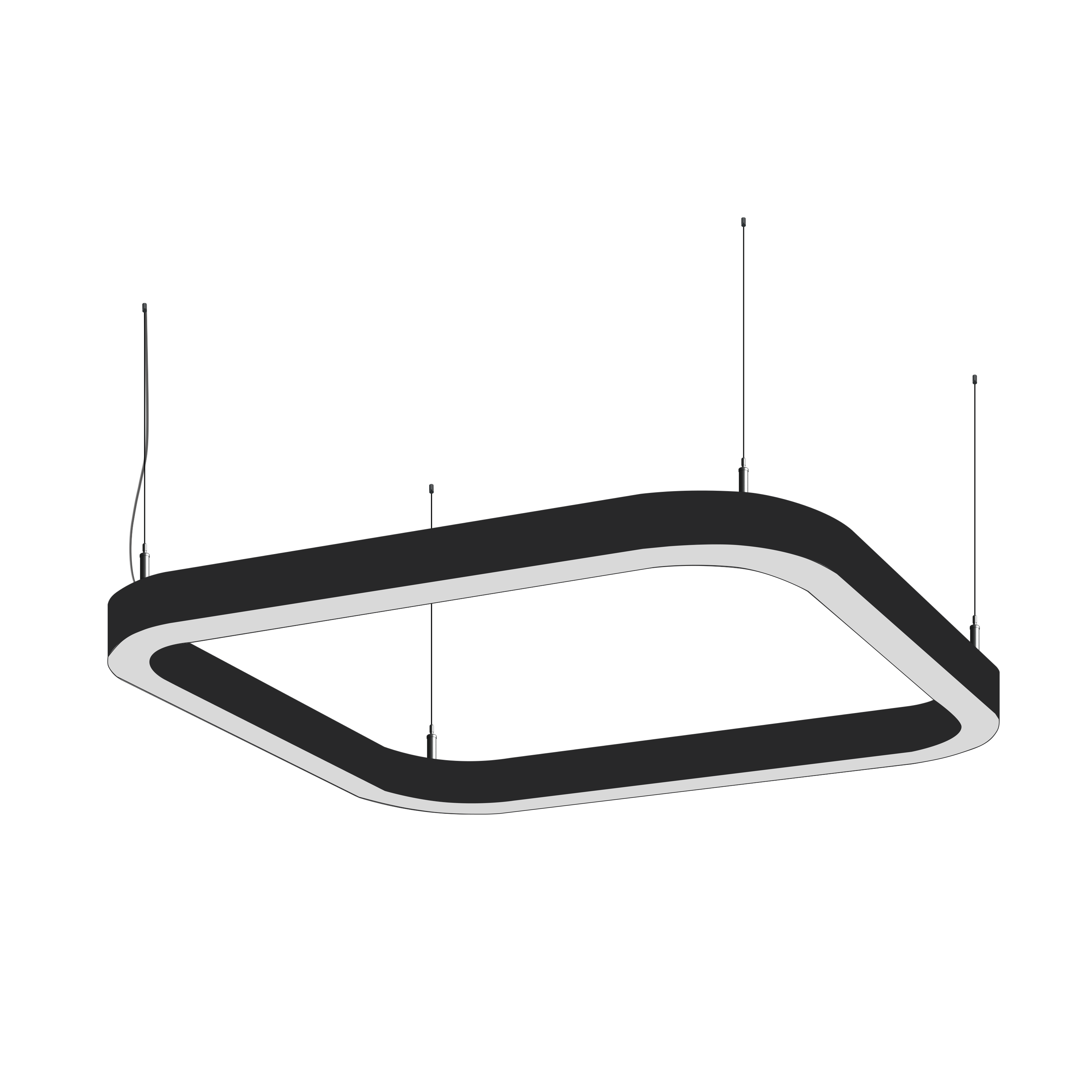 Cветодиодный фигурный светильник MS-ELLIPSE Суперэллипс 1800mm 108W 3000/4000/6000К