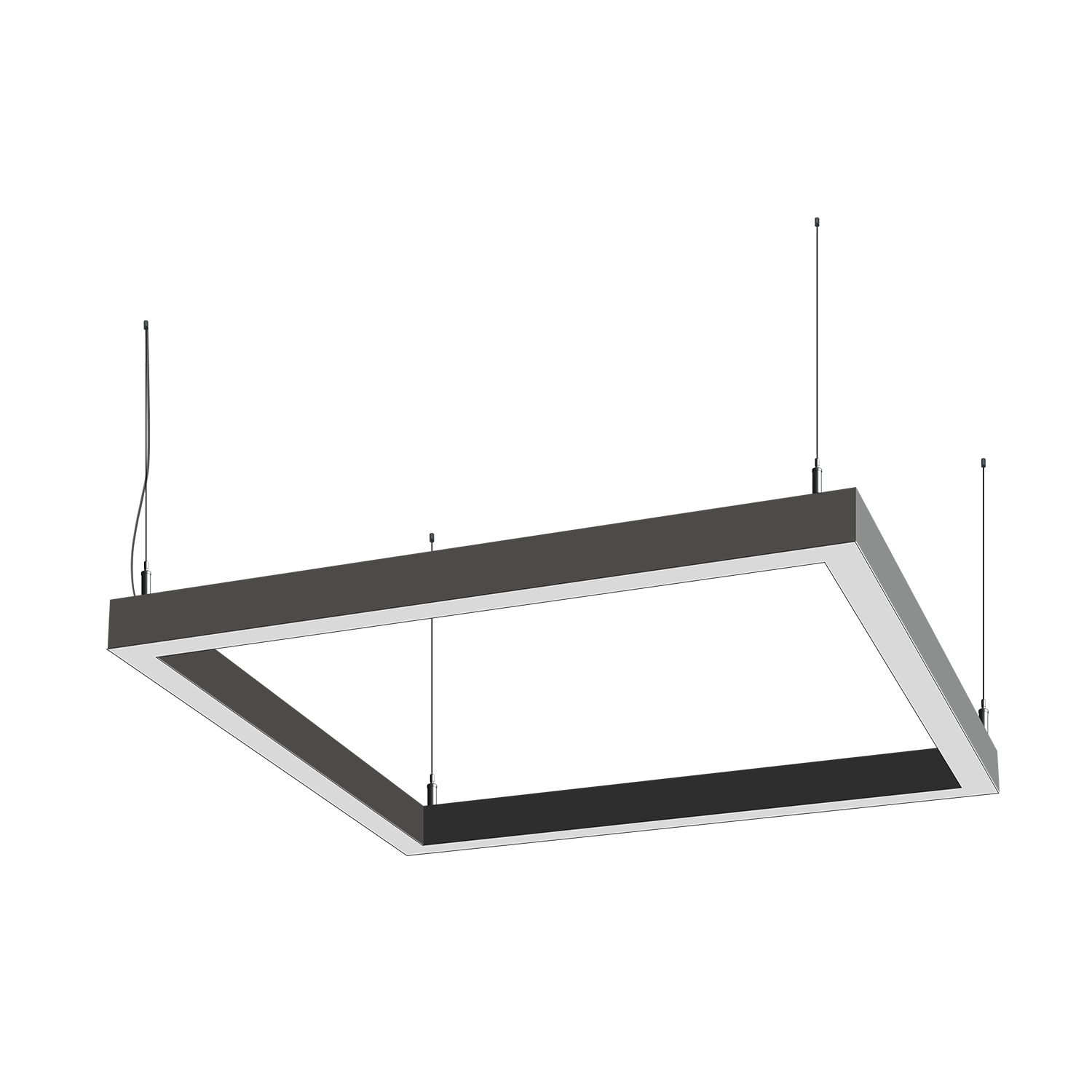 Светодиодный фигурный светильник MS-LONG BOX Квадрат 1000x1000mm 150W  3000/4000/6000К