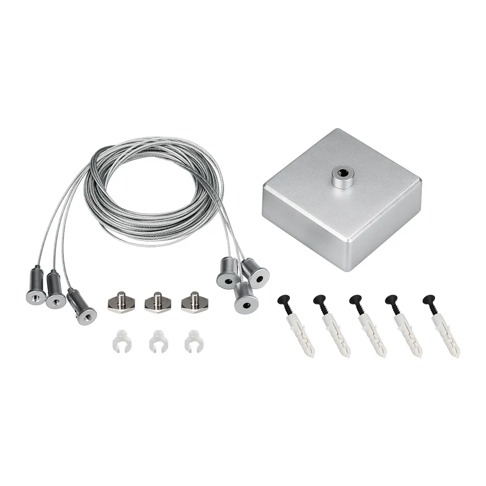 Подвес S2-LINE-3x4m Long Set (Silver Box, Pad 15x2mm) (Arlight, Металл) - изображение товара