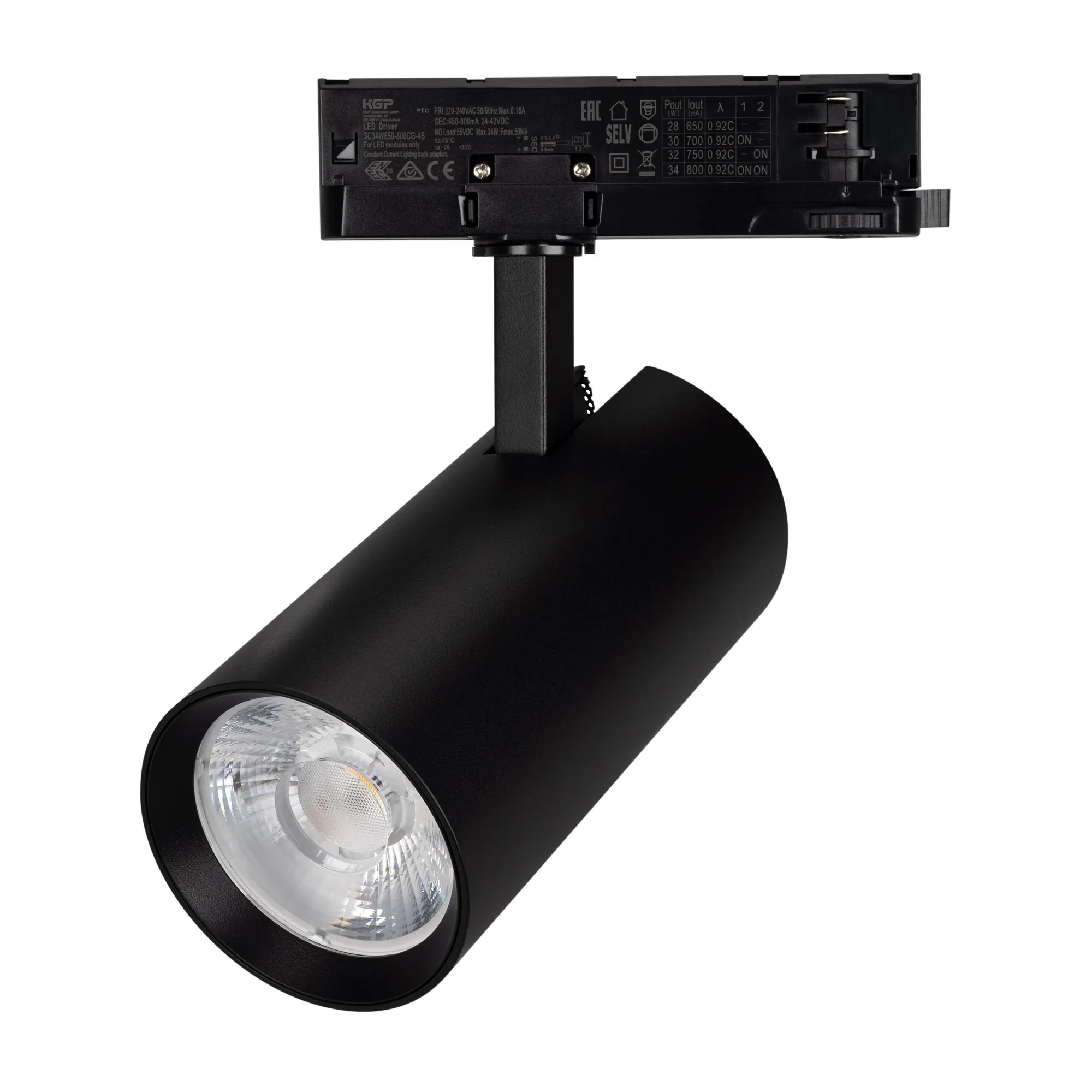 Светильник LGD-GERA-4TR-R90-30W Warm3000 (BK, 15 deg, 230V) (Arlight, IP20 Металл, 5 лет)