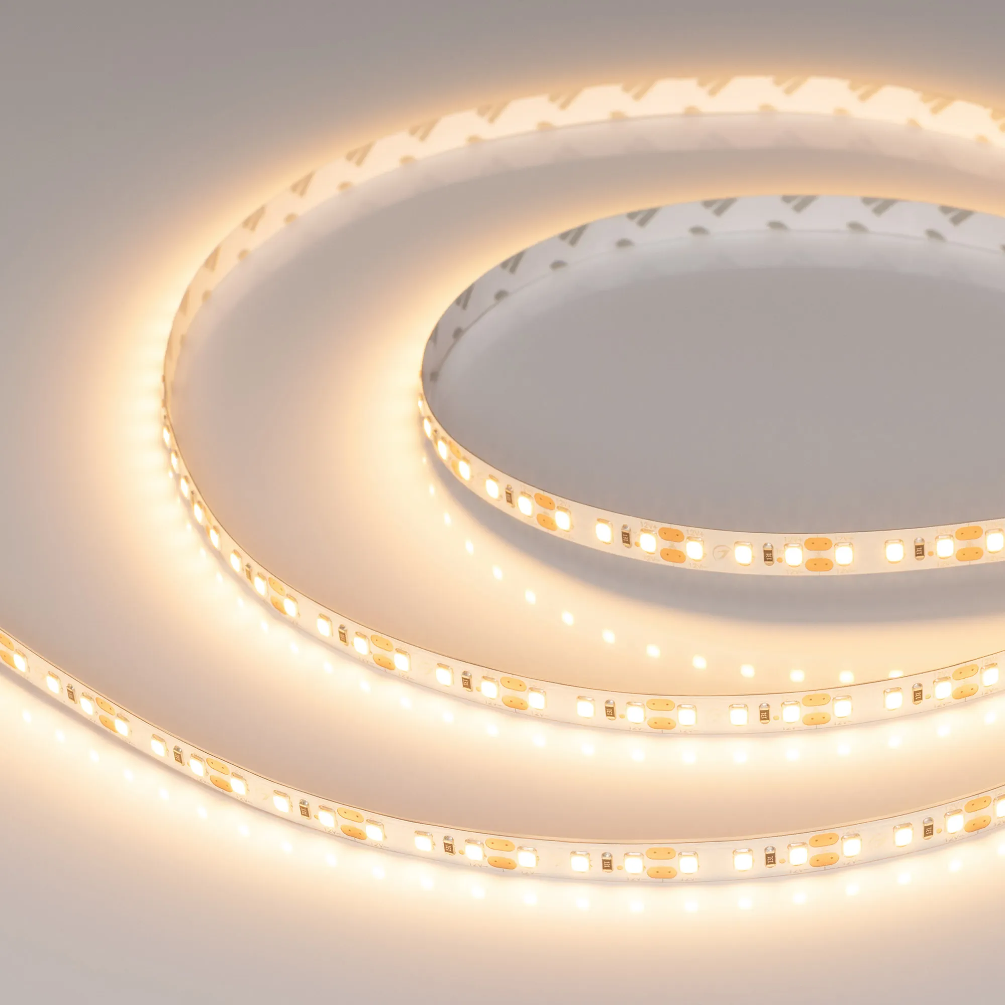 Лента светодиодная RT-A120-8mm 12V Warm2700 (14.4 W/m, IP20, 2835, 5m) (Arlight, Открытый) - изображение товара