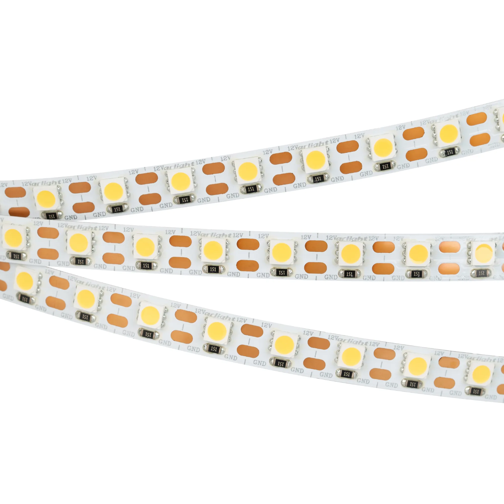 Лента светодиодная RT 2-5000 12V Cx1 Day4000 2x (5060, 360 LED, LUX) (Arlight, 15.6 Вт/м, IP20)