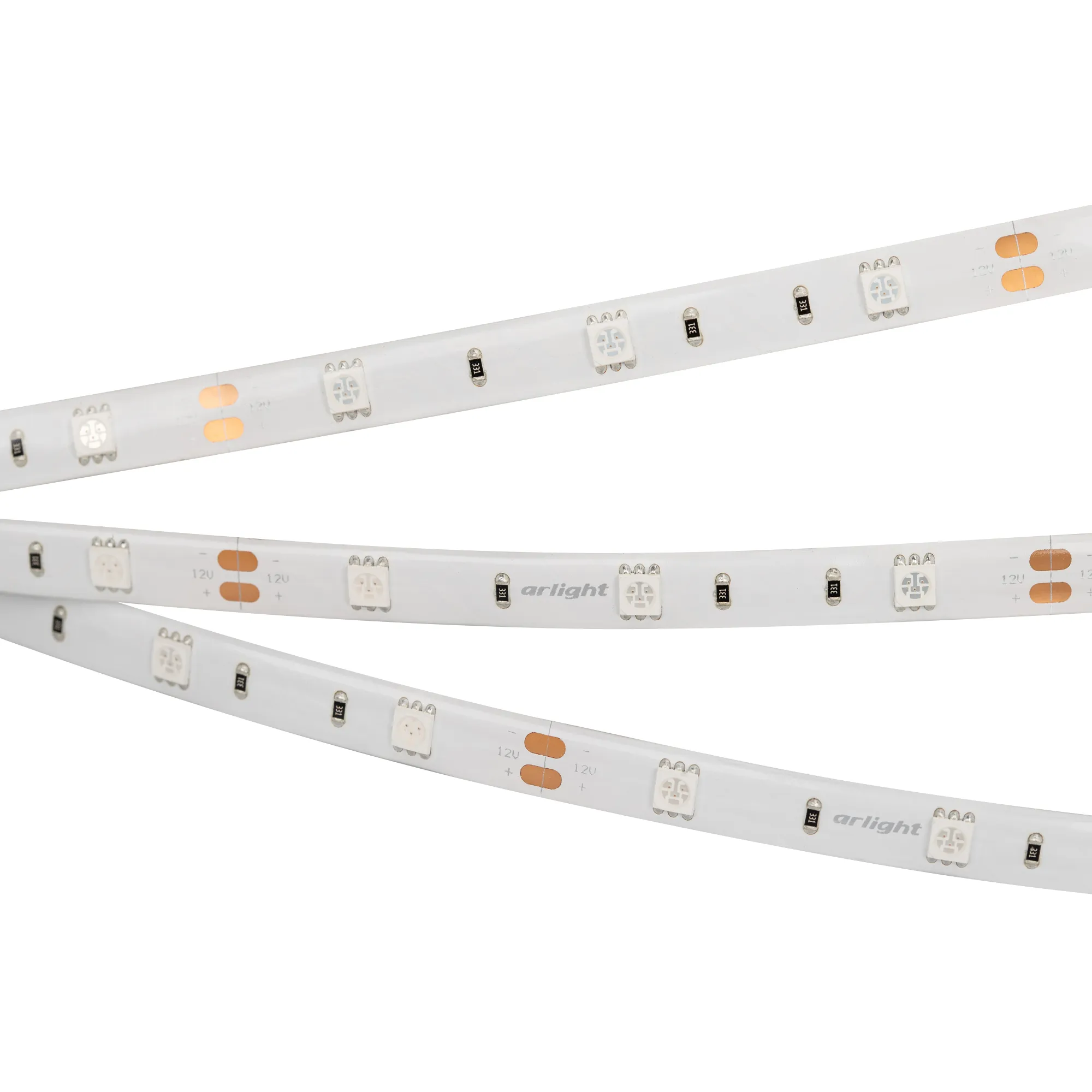 Лента светодиодная RTW 2-5000SE 12V Green (5060, 150 LED, LUX) (Arlight, 7.2 Вт/м, IP65) - изображение товара