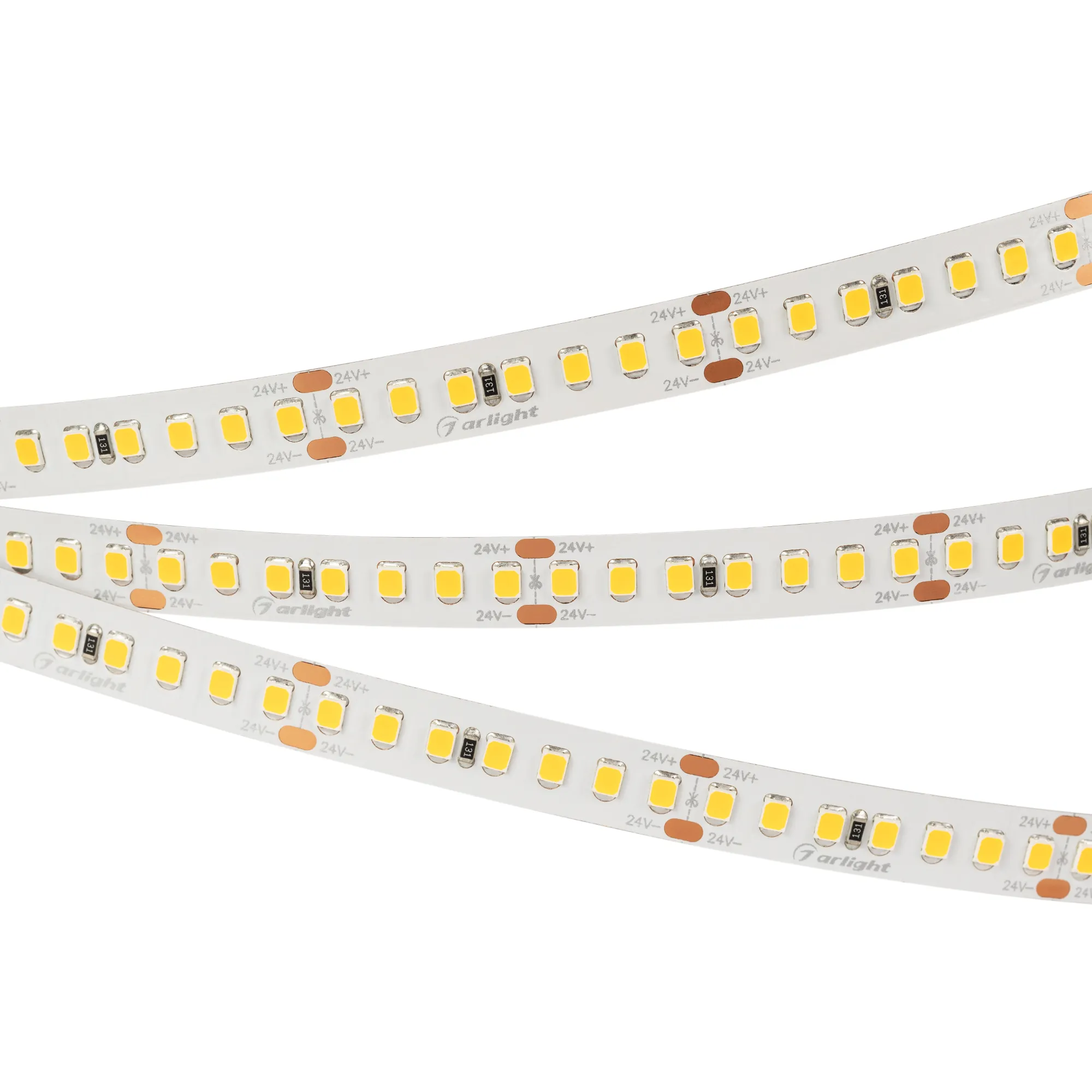 Лента светодиодная RT 2-5000 24V Cool 8K 3x (2835, 840 LED, LUX) (Arlight, 17 Вт/м, IP20)