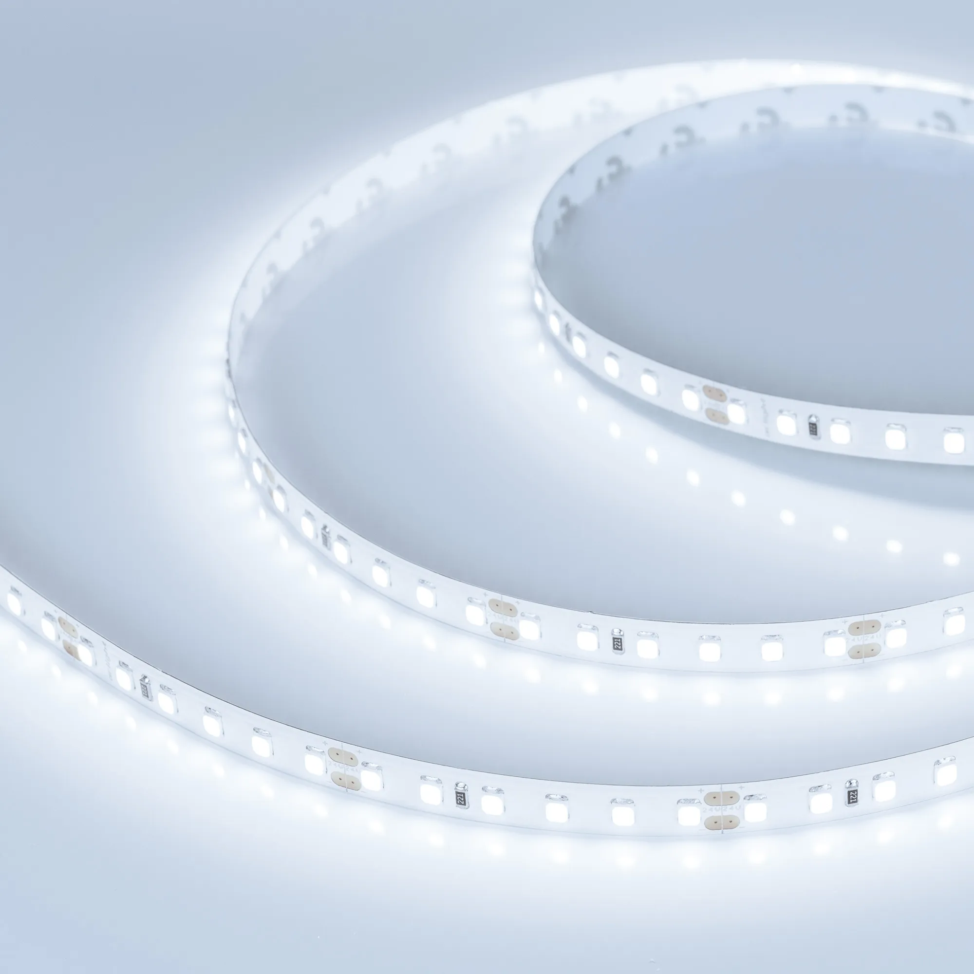 Лента светодиодная RT-A120-8mm 24V Cool 8K (14.4 W/m, IP20, 2835, 5m) (Arlight, Открытый) - изображение товара